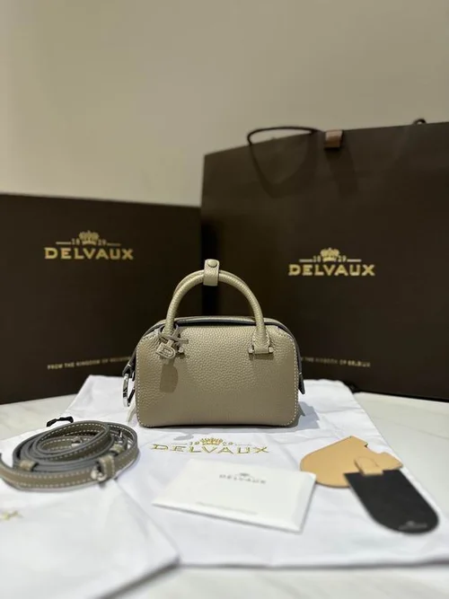 Delvaux Cool Box Mini Bag Original Authentic Luxury Leather