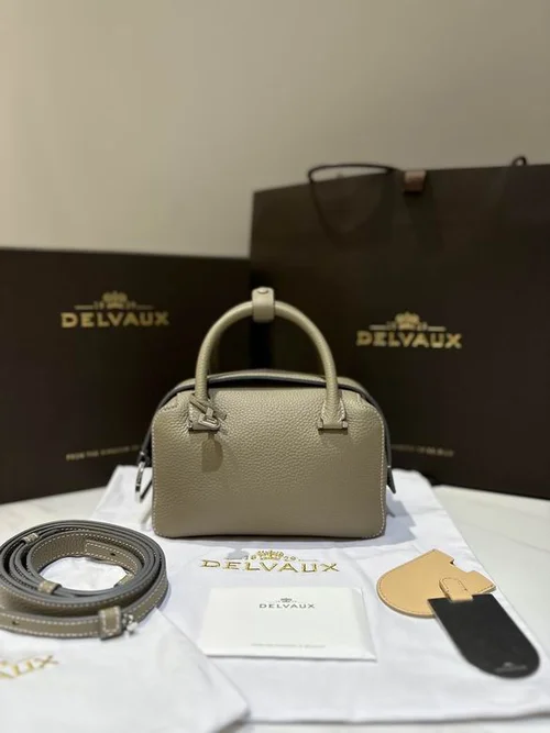 Delvaux Cool Box Mini Bag Original Authentic Luxury Leather