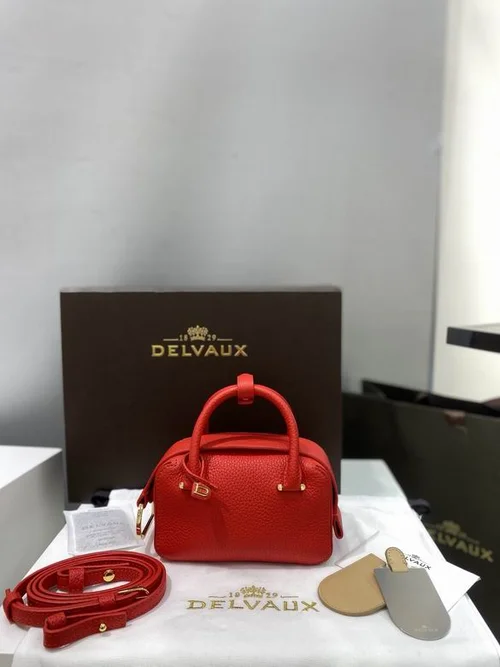 Delvaux Cool Box Mini Bag Original Authentic Luxury Leather