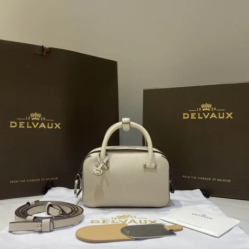 Delvaux Cool Box Mini Bag Original Authentic Luxury Leather