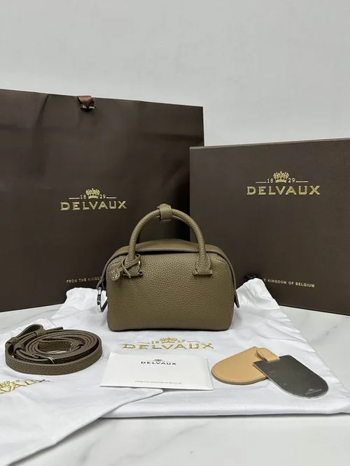 Delvaux Cool Box Mini Bag Original Authentic Luxury Leather