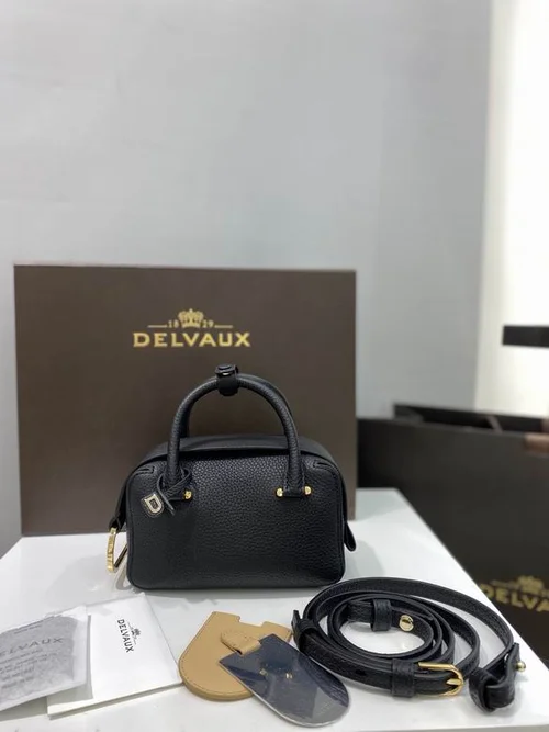 Delvaux Cool Box Mini Bag Original Authentic Luxury Leather