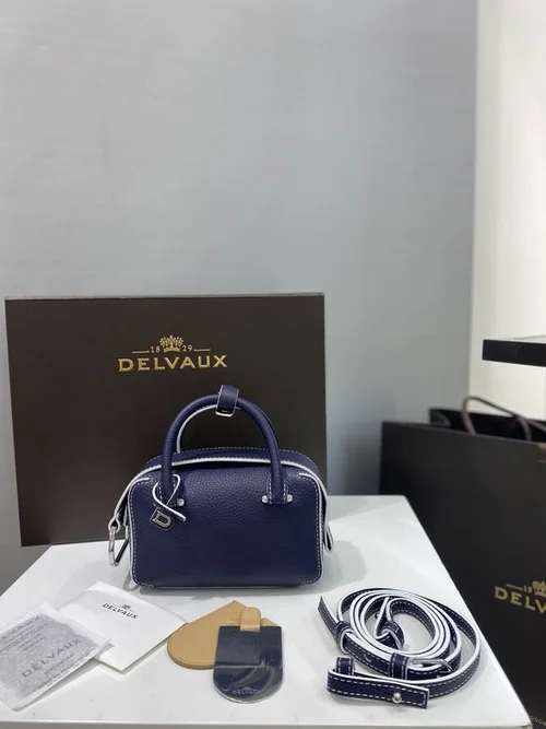 Delvaux Cool Box Mini Bag Original Authentic Luxury Leather