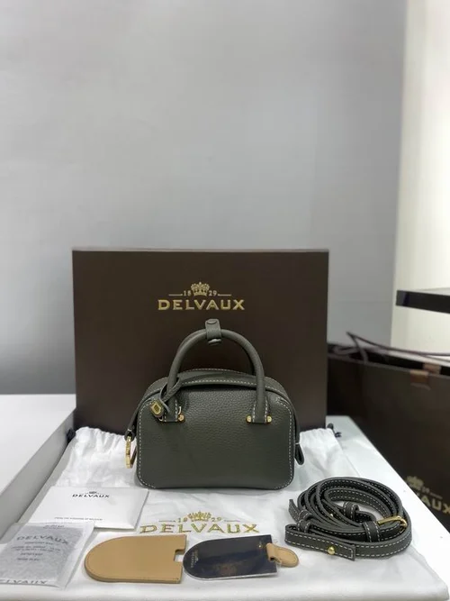 Delvaux Cool Box Mini Bag Original Authentic Luxury Leather