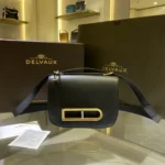 Delvaux Lingot Large Shoulder Bag Original Authentic Luxury