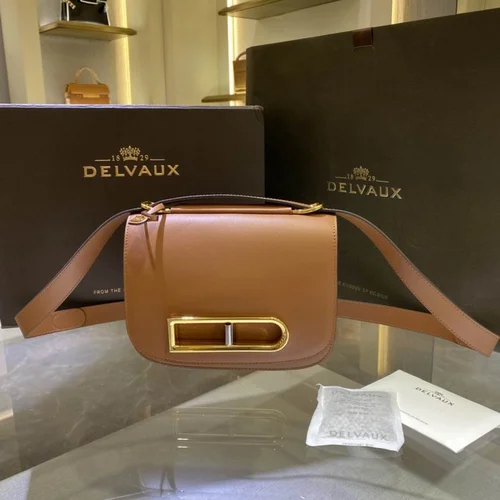Delvaux Lingot Large Shoulder Bag Original Authentic Luxury