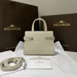 Delvaux Tempete Crush MM Bag Original Authentic Luxury