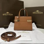 Delvaux Tempete Crush MM Bag Original Authentic Luxury
