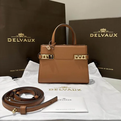 Delvaux Tempete Crush MM Bag Original Authentic Luxury