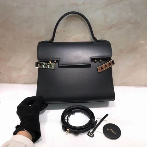 Delvaux TP Small Tote Bag Original Authentic Luxury Leather