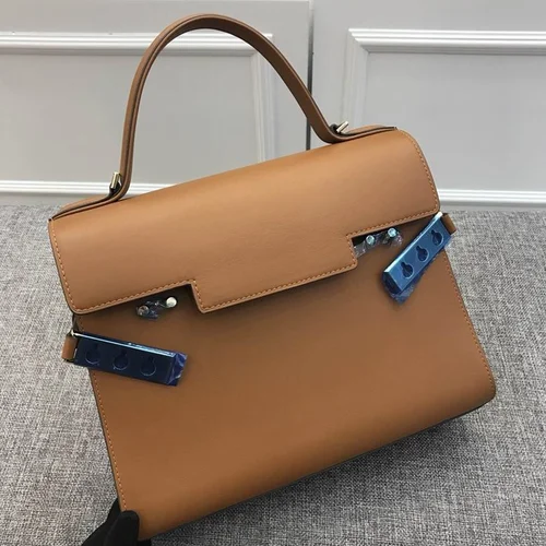 Delvaux TP Small Tote Bag Original Authentic Luxury Leather