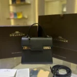 Delvaux TP Small Tote Bag Original Authentic Luxury Leather