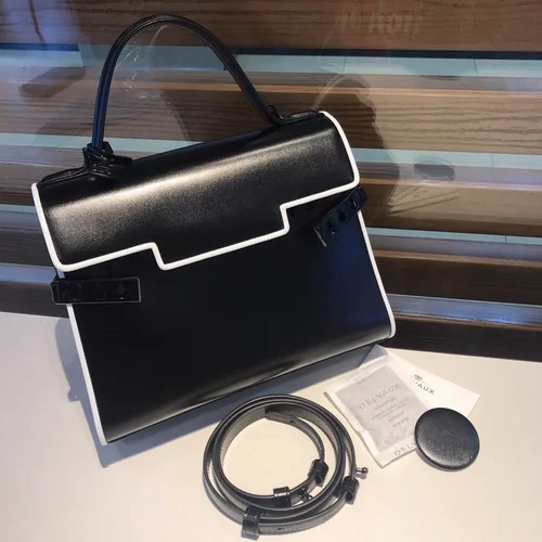 Delvaux TP Small Tote Bag Original Authentic Luxury Leather