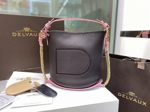 Delvaux Original Bucket Bag Small Drawstring Authentic Luxury