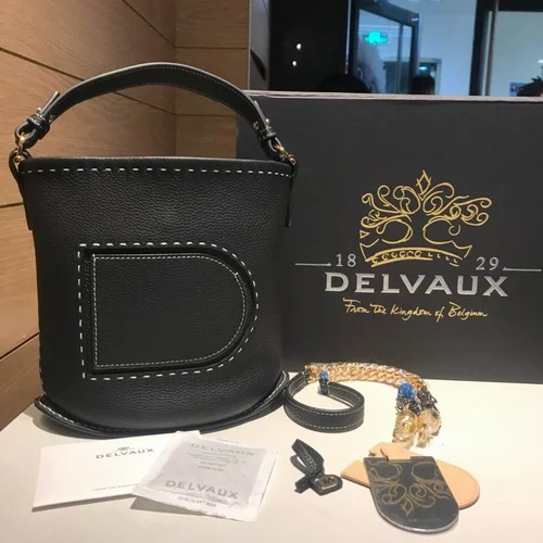 Delvaux Original Bucket Bag Small Drawstring Authentic Luxury