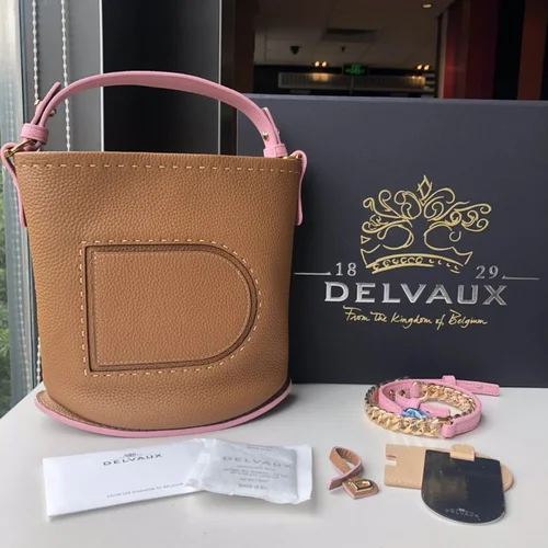 Delvaux Original Bucket Bag Small Drawstring Authentic Luxury