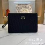 11 Dior Men's Designer Bag Luxury Oblique Canvas Briefcase