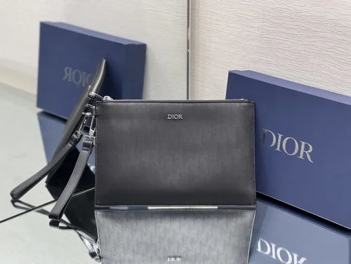 11 Dior Men's Designer Bag Luxury Oblique Canvas Briefcase