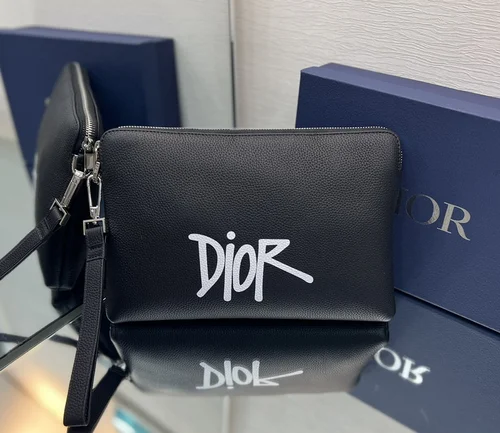 11 Dior Men's Designer Bag Luxury Oblique Canvas Briefcase