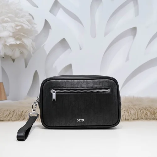 11 Dior Men's Designer Bag Luxury Oblique Canvas Briefcase