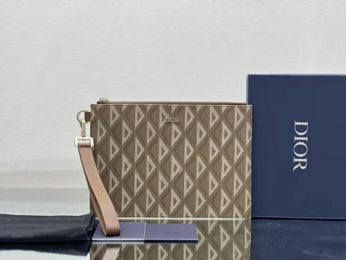 11 Dior Men's Designer Bag Luxury Oblique Canvas Briefcase