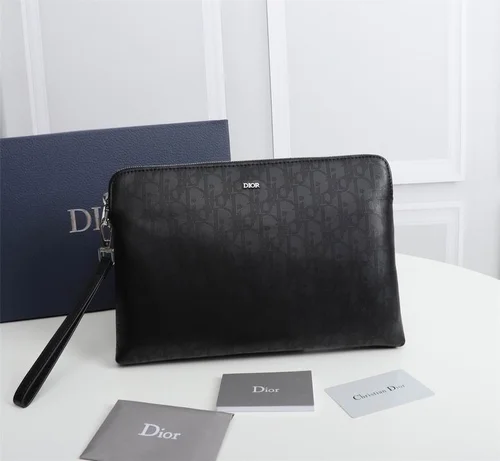 11 Dior Men's Designer Bag Luxury Oblique Canvas Briefcase