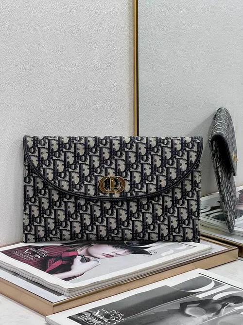 11 Dior Men's Designer Bag Luxury Oblique Canvas Briefcase