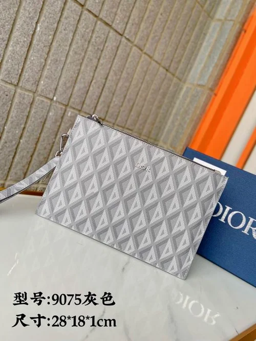 11 Dior Men's Designer Bag Luxury Oblique Canvas Briefcase