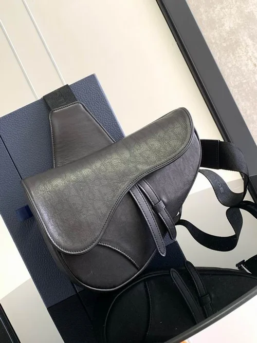 11 Dior Men's Designer Bag Luxury Oblique Canvas Briefcase