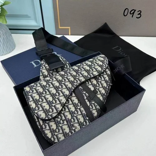 11 Dior Men's Designer Bag Luxury Oblique Canvas Briefcase