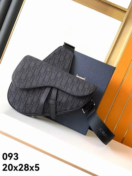 11 Dior Men's Designer Bag Luxury Oblique Canvas Briefcase