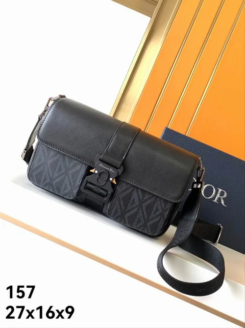 11 Dior Men's Designer Bag Luxury Oblique Canvas Briefcase