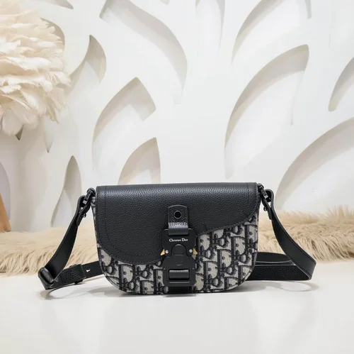 11 Dior Men's Designer Bag Luxury Oblique Canvas Briefcase