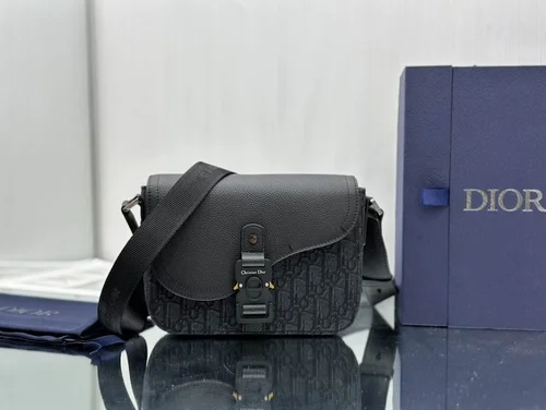 11 Dior Men's Designer Bag Luxury Oblique Canvas Briefcase