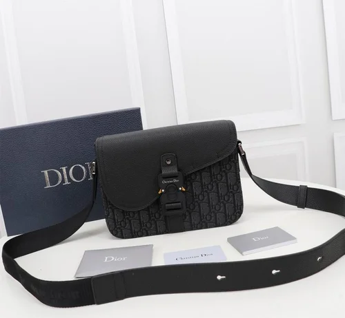 11 Dior Men's Designer Bag Luxury Oblique Canvas Briefcase