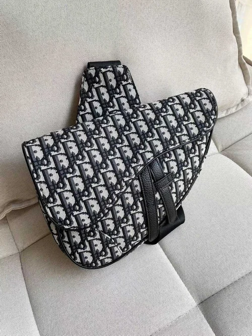 11 Dior Men's Designer Bag Luxury Oblique Canvas Briefcase