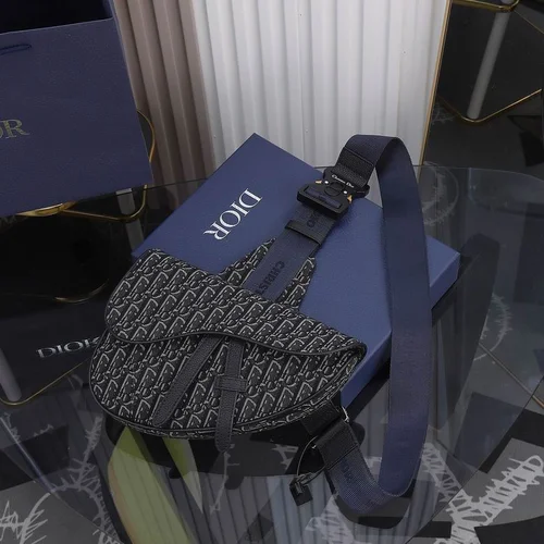 11 Dior Men's Designer Bag Luxury Oblique Canvas Briefcase