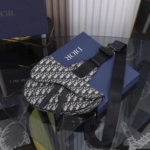 11 Dior Men's Designer Bag Luxury Oblique Canvas Briefcase