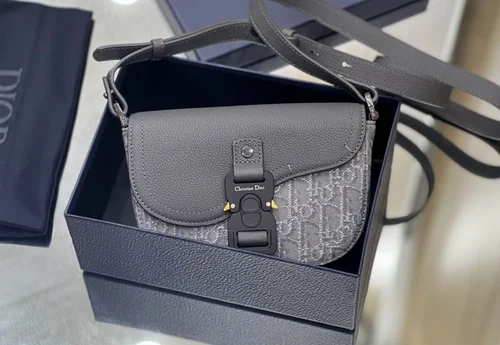 11 Dior Men's Designer Bag Luxury Oblique Canvas Briefcase