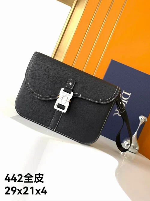 11 Dior Men's Designer Bag Luxury Oblique Canvas Briefcase