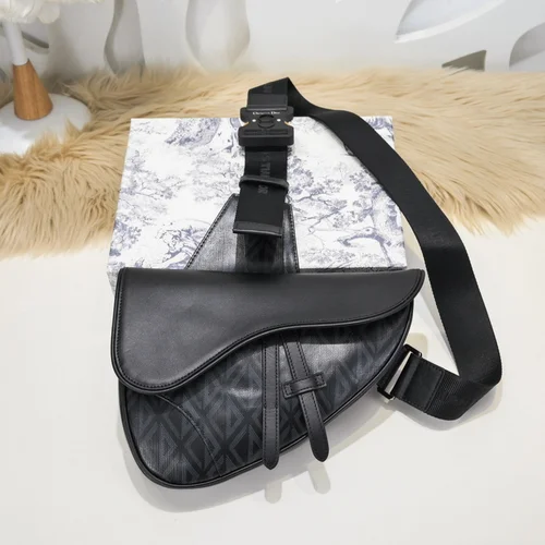 11 Dior Men's Designer Bag Luxury Oblique Canvas Briefcase