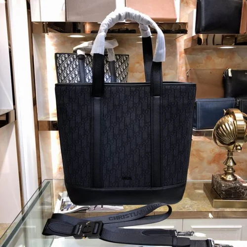 11 Dior Men's Designer Bag Luxury Oblique Canvas Briefcase