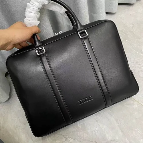 11 Dior Men's Designer Bag Luxury Oblique Canvas Briefcase