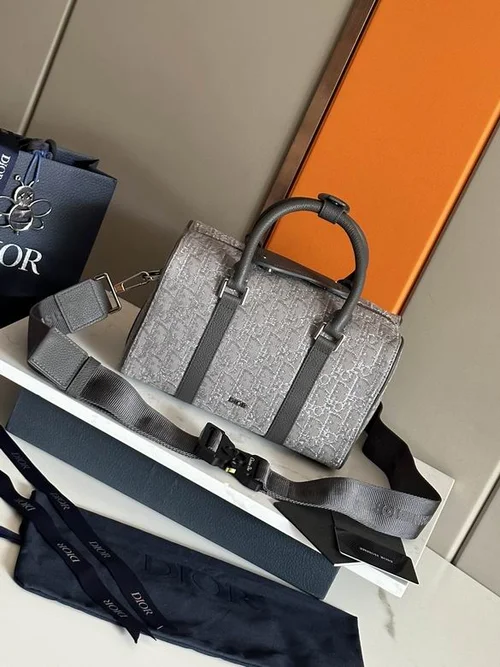 11 Dior Men's Designer Bag Luxury Oblique Canvas Briefcase