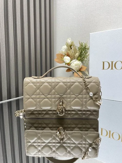 11 Dior Lady Bag Small Women Luxury Cannage Quilted Icon