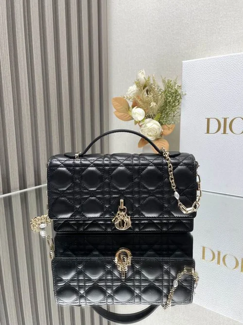 11 Dior Lady Bag Small Women Luxury Cannage Quilted Icon