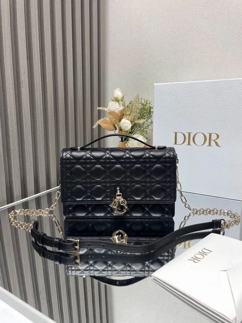 11 Dior Lady Bag Small Women Luxury Cannage Quilted Icon