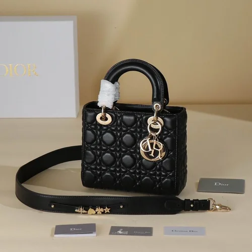 11 Dior Lady Bag Small Women Luxury Cannage Quilted Icon