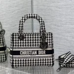 11 Dior Lady Rhombus Diamond Quilted Bag Women Luxury