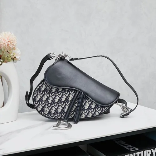 11 Dior Saddle Women Bag Medium Luxury Oblique Canvas